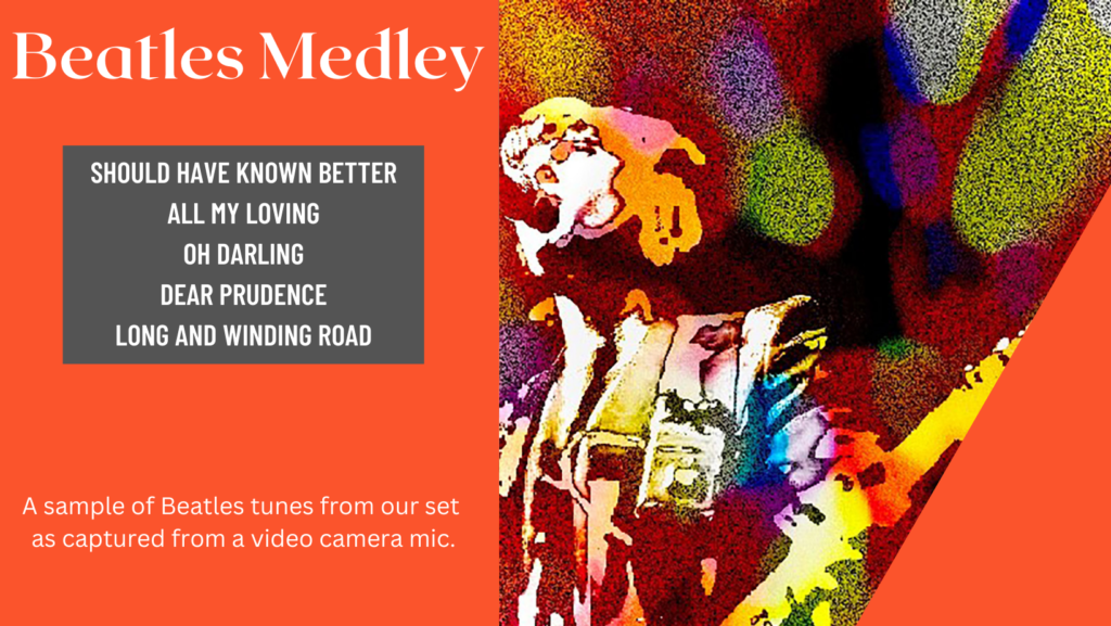 Beatles Medley video cover screen